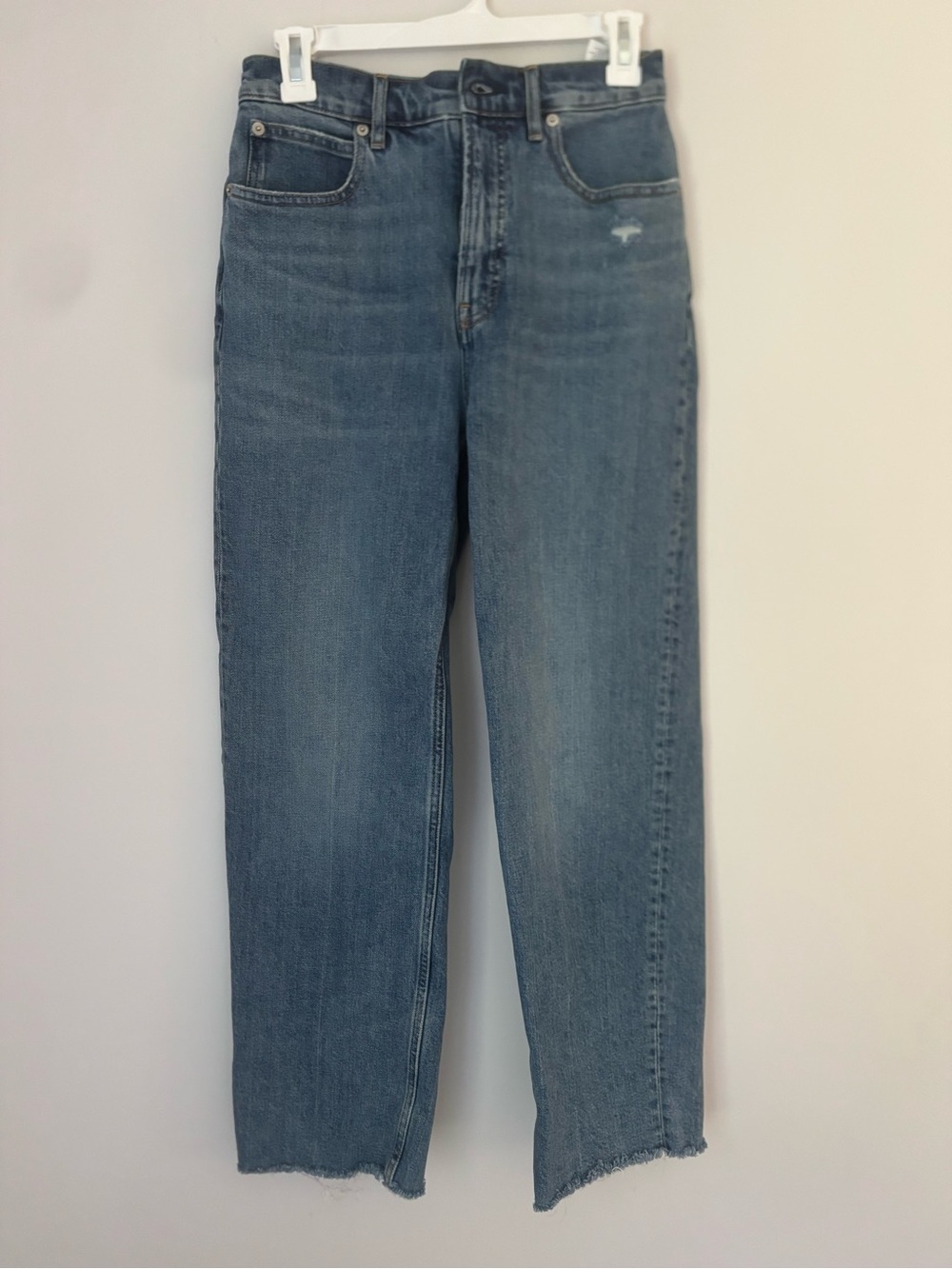 Everlane Medium Distressed The Way High Straight Jean Size 26